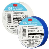 Pack dúo cintas aislantes vinílicas Temflex 165 3/4¨ x18mts blanco + azul