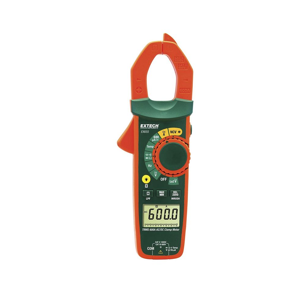 Pinza amperimétrica profesional 600v ac/dc - KAISE EM400 - SIA